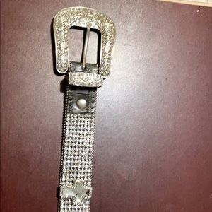 Gorgeous rhinestone belt with crosses